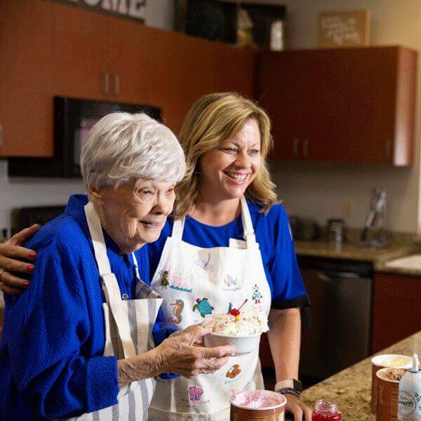 Ice cream social at Orangevale Community